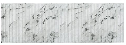 WENKO Weichschaummatte Marmor, rutschfeste Bodenmatte, vielseitig nutzbar als pflegeleichter Duschvorleger & schmutzabweisender Küchenläufer, hygienisch, atmungsaktiv, zuschneidbar, 65 x 200 cm