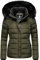 Navahoo Damen Winterjacke Miamor Olive Gr. S