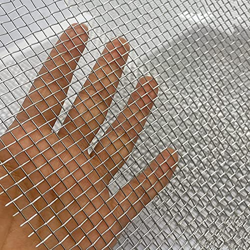 QQXY Treillis Metallique,Grillage INOX 8 Mesh Multifonction Tissu De Treillis Métallique pour Les Armoires De Protection en Métal avec Écran De Jardin (Size : 1x2m)