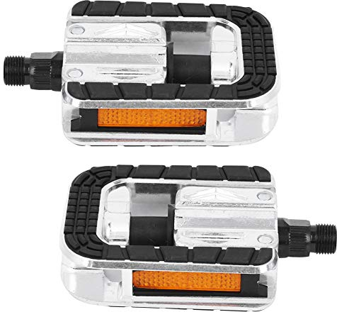 VGEBY Fahrrad-Klapppedal, Universal-Metall, rutschfest, Mountainbike-Klapppedal, Reflektierendes Nachtpedal, Modifiziertes Zubehör, Fahrradpedal, Pedale, Pedale und Stollen Klapppedale Fahrrad Ebike
