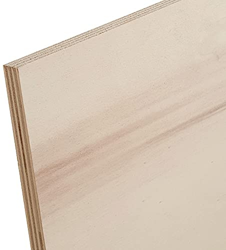 12 mm Multiplex-Platte Pappel 120x80 cm, B/BB Qualität, hohe Belastbarkeit und Stabilität, für Tische, Werkbänke, Treppenbau, Schalungen, Regalbau - in mehreren Stärken u. Maßen