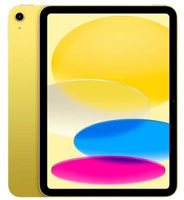 Apple 2022 iPad de 10,9 Pulgadas (Wi-Fi + Cellular, 256 GB) - en Amarillo (10.ª generación) (Reacondicionado)