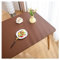 Kunstleder Tischdecke mit Elastischem Rand rutschfest, PU Leder Esstisch Unterlagen, Leder Tischtuch wasserdichte Fleckabweisend, Wetterfest Tischauflage Terrassentisch/Gartentisch(60x120cm,Brown)