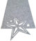Tischläufer aus Filz Weihnachtstischläufer Tischband Tischdecke Weihnachtstischdecke Tischdekoration Filztischläufer Tischschutz Weihnachten (Grau_Weihnachten Stern, 30 x 100)