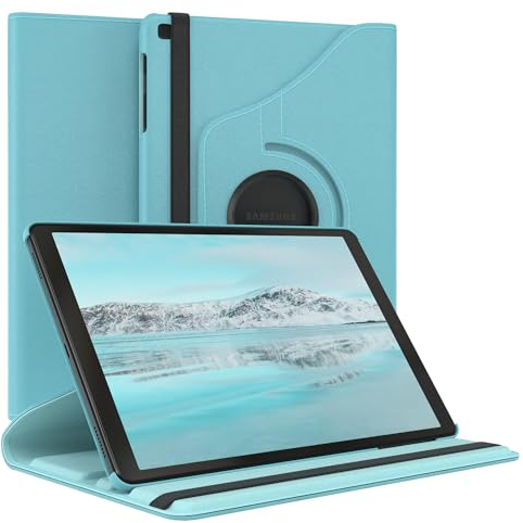 EAZY CASE - Tablet Hülle für Samsung Galaxy Tab A 10.1 2019 Schutzhülle 10.1 Zoll Smart Cover Tablet Case Rotationcase zum Aufstellen Klapphülle 360° drehbar mit Standfunktion Tasche Kunstleder Blau