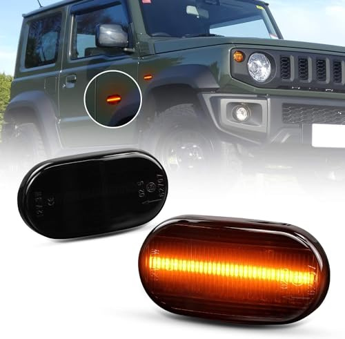 Archaic Seitenmarkierungsleuchten Für Suzuki Jimny JB64/JB74/Sierra | 2018-2023 Canbus-Fehlerfrei mit Foldback-Funktion