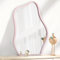 Lzuso Miroir Mural asymétrique décoration Belle Mode Unique Cadre en Bois Miroir Mural Maquillage Table Art Cloud Mirror Salon Chambre Salle de Bains xuanguan Rose
