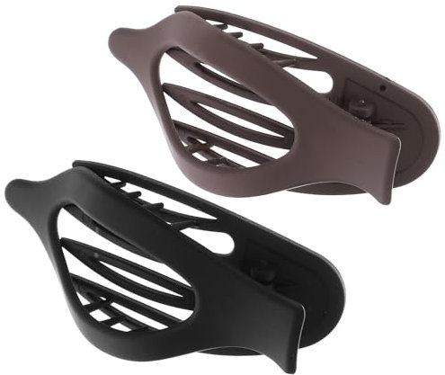 Minkissy 2 Stück Flache Haarklammern FüR Dickes Haar, Krokodil-Haarspangen, Enten-Haarklammern, FüR DüNnes Haar, Haarspangen FüR Frauen