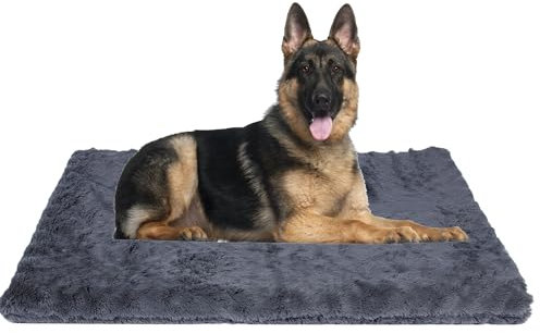 NTM Enterprise Orthopädisches Hundebett, waschbares Hundekissen für Grosse Hunde, rutschfest, grau, 119cm (deep Gray)
