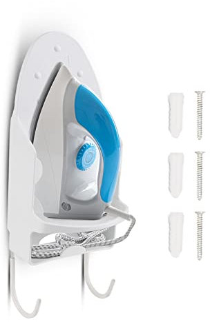 Sonhomay Bügelbretthalter Wandhalterung Bügelbrett Kleiderbügel Schrank Tür Eisen Lagerung Rack Aufhänger