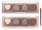 Boobeen Smoky Eyeshadow Palette-4 colori, ombretto in polvere opaco shimmer altamente pigmentato, sfumabile, tonalità fredde naturali, trucco occhi fumosi neutro e audace per Halloween
