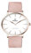 Weayege Damen Analog Quarz Armbanduhr Mit Lederarmband Und Edelstahlarmband - Luxus Uhren Wasserdicht Mesh Ultradünne