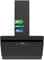 Cecotec Campana Extractora Decorativa 60cm - Bolero Flux DT 608000 Glass Black A++. Motor 210W, Bajo Consumo, Succión 800m3/h, Control Táctil, 3 Niveles + Booster, Hand Movement Control, Vidrio Negro