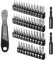 49-Piece Screwdriver Bit Set with Right Angle Screwdriver, S2 Steel, Include Hex/Torx/Phillips/Slotted/Square/Bit Holder.