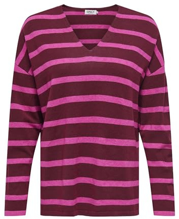 ONLY Damen Onlamalio Life Ls V-Neck KNT Onlamalio Life Ls V-Neck KNT (1er Pack)