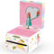 Musikalisches Schmuckkästchen für Kinder – Kinderspieluhr mit drehendem Prinzessin, Prinzessin-Geburtstagsgeschenke für kleine Mädchen, 10,8 x 12,1 x 8,9 cm – Alter 3–10