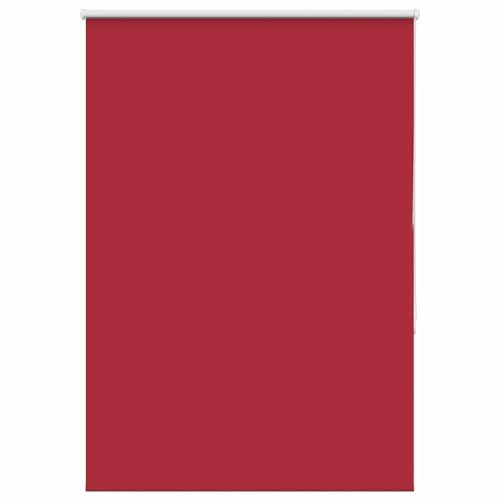 vidaXL Verdunkelungsrollo Rot 110x150cm Stoffbreite 105,7cm Polyester, Rollo, Klemmfix, Thermorollo, Verdunklungsrollo, Klemmrollo, Fensterrollo