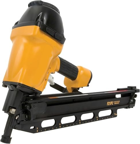 TIEOAXFT Framing Nailer (F21PL) and Air Compressor Combo Kit The framing nailer features lightweight magnesium design