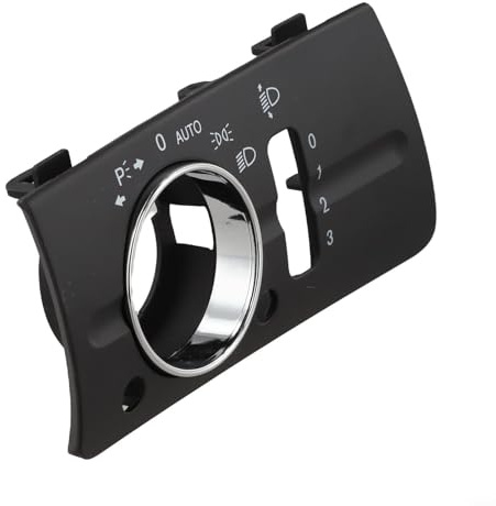 Qualoramall Scheinwerferschalterabdeckung Verkleidung Auto Scheinwerferschalter Einstellpanel Abdeckungen Scheinwerfersteuerschalter Abdeckung für Mercedes E280 E230 W211 2003-2008