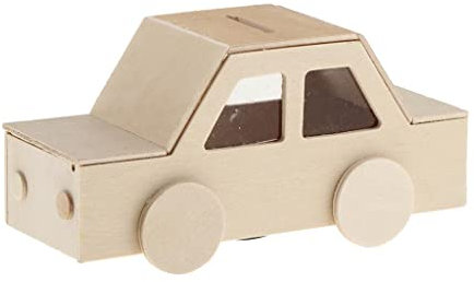 Sharplace Kinder Auto//Sparbüchse Spardose Sparschwein zum Basteln bemalen dekorieren, Auto