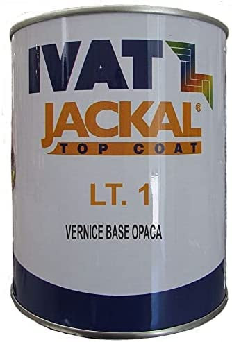 IVAT 876A Base Opaca Nero Carbonio Fiat 876/A 1 LT Vernice CARROZZERIA