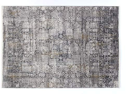 Musterring SINFONIA Vintage Designer Teppich 947 grau-Gold 140x200 cm