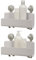Joseph Joseph EasyStore Self-Draining Corner Shower Caddy 2-pack- White