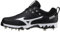 Mizuno Herren Ambition 2 9-Spike Metall Baseball Cleat 10, Schwarz/Weiß
