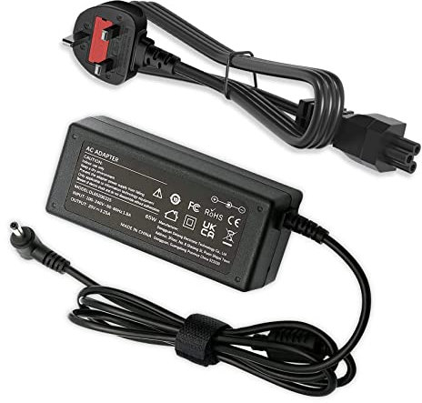 65W 45W Laptop Charger for Lenovo IdeaPad 100 110 110S 120 120S 310 320 320S 330 330S 510 520 530S S130 S340 S540; Yoga 310 510 520 530; Flex 4/5/6 AC Adapter Power Supply Cord (4.0 * 1.7mm)