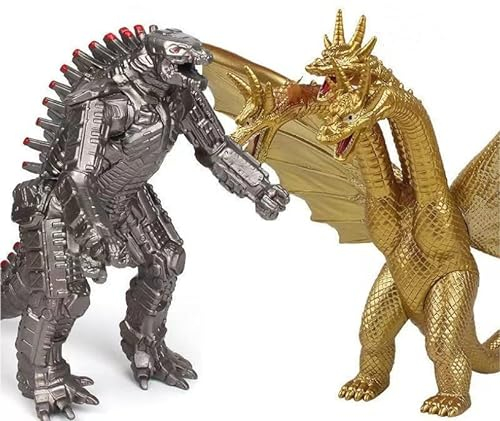 Godzilla-Spielzeug aus der Monster-Serie, Godzilla-Action-Figur, tolles Geschenk für Kinder, Jungen, Mädchen, 2 Stück