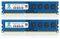 PC3L 10600U DDR3L 1333MHz 16GB Kit (2x8GB) UDIMM RAM CL9 1.35V 240-Pin Non-ECC Unbuffered 2RX8 Dual Rank Desktop Memory Modules Blue-8GBx2-10600UL