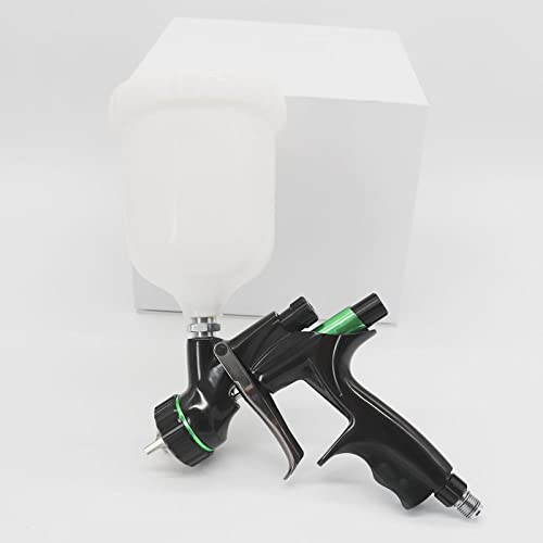 1,3 mm Edelstahldüse Luftsprühwerkzeug/Farbe auf Wasserbasis/Lackspray/Farbspritzpistole/Luftwerkzeug,Schwarz 2,20x15cm