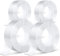Deautie Nano 4 Stück Mounting Tape, Nano Tape Bubbles Set 20 Meter, Nano Klebeband, Nano Tape Set, Spurloses Nano Tape Für Foto, Teppich,Holzprodukte,Büro, Küche (4 Rollen * 5 Meter)