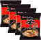Nong Shim SHIN BLACK Ramyun Korean Premium Spicy Ramen Noodles, halal 130g (Pack of 4)