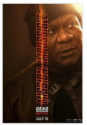 ZOLULA Mission- Impossible - Dead Reckoning Part 1 – Filmposter auf Leinwand, Poster, Wandkunst, Dekor, Bild, Gemälde für Wohnzimmer, Schlafzimmer, Dekoration, ungerahmt, 20 x 30 cm