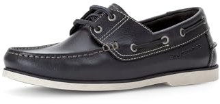 Pius Gabor Herren Mokassins, Männer Slip On,zertifiziertes Leder,Wechselfußbett,straßenschuhe,Sneaker,Freizeitschuhe,Navy,44.5 EU / 10 UK