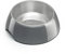 lionto Futternapf aus Melamin mit Anti-Rutsch Boden, herausnehmbarer 940 ml Napf aus robustem & geruchsneutralem Edelstahl, leicht zu reinigen, ergonomisches Design, für Hunde & Katzen, grau
