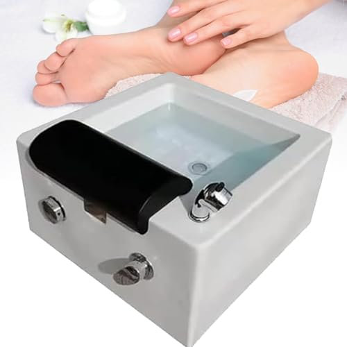 DPQYJPP Portable Pedicure Foot Spa Bathtub-Relaxing Feet Spa Tub with Acrylic Chair,Shower Wash & Massage-Ideal for Home,Salon Use - Pedicure Bowl with Foot Bath & Sink Spa Features