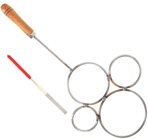 Tofficu Flaschenschneider Glasflaschenschneider Mit Doppelring Glasflaschen Schneidegerät Für Wein Bier Soda Flaschen DIY Vasen Herstellung Inklusive Polierwerkzeug Kompakt Tragbar