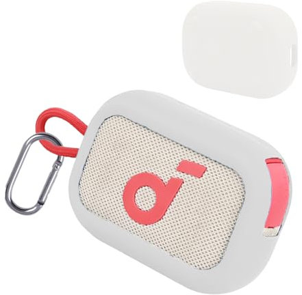 Case for Anker Soundcore Select 4 Go Bluetooth Speaker,NOUKAJU Silicone Protective Cover,Drop-Proof,Scratch-Proof,Shock-Proof,Dust-Proof,Protective Case for Soundcore Select 4 Go(White)