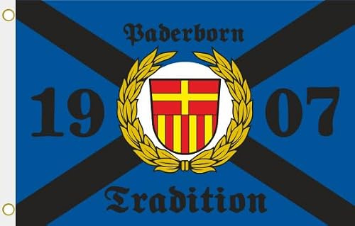 U24 Flagge Fahne Paderborn Tradition 1907 Hissflagge 90 x 150 cm