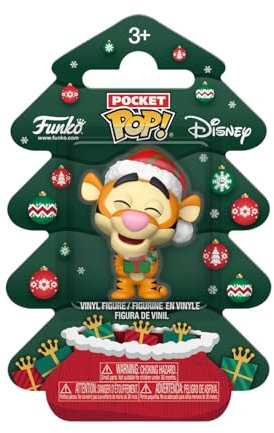 Funko Pocket Pop! Holiday Tree : Winnie l'ourson - Tigrou - Mini-Figurine à Collectionner - Cadeau à Glisser dans Une Chaussette - Idée Cadeau - Produit Officiel