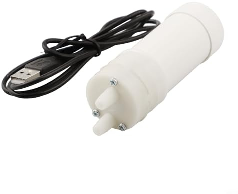 Zilimontt USB Self-Priming Water Pump for Oil Extraction and Fluid Transfer, Compatible with Cars, Motorcycles, Trucks and Boats, Portable Mini Submersible