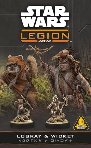 Asmodee, Star Wars: Legion – Logray & Wicket, Tabletop-Erweiterung | Taktisches Miniaturspiel im Star Wars‑Universum für 2 Spieler, 120-180 Minuten, Strategiespiel ab 14 Jahren, Mehrsprachig