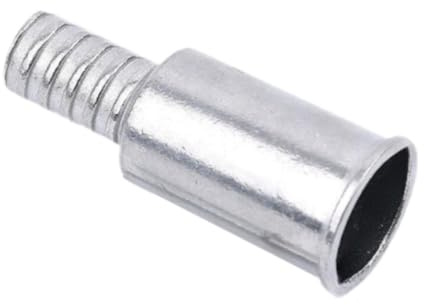 NonMiFyR 10 Stück Gewindespitze für Besenstiel Ersatzverbinder Schrubberstangen Endstückverlängerung Reinigungshilfen Aufsatz für Holz Und Aluminiumgriffe Str, Silber 22mm 1pc