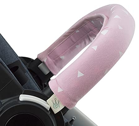 JYOKO KIDS Abdeckung Deckt Griff für Kinderwagen (Pink sparkles, Einzel)