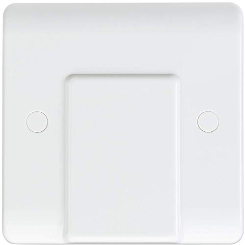 Knightsbridge CU8333 Curved Edge 45 A DP 13 A Switched Socket, White