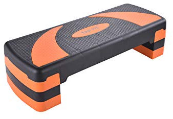 top vit step.compact I Aerobic Steppbrett für das Workout Zuhause I höhenverstellbarer Stepper bis 150kg belastbar