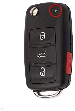 Coque de clé de Voiture Pliable 3 + 1 Panique 4 Boutons pour VW GTI Jetta EOS Golf 2011-2016 P/N: NBG010180T,5K0837202A, 5K0837202AE