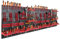 botle Werkzeugwand 230x78 cm Werkstattregal Werkzeughalter Kunststoff Garage Werkstatt Wand, Rot